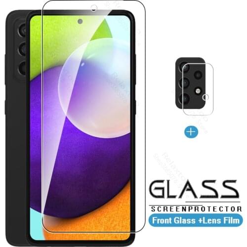 6.5" Protective Glass For Samsung Galaxy A52 Screen Protector Camera Tempered Glass for samsung a52 a 52 52a Safety film cover