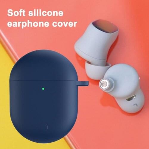 Protective Cover Dust-proof Non-fading Bluetooth Earphone Resilient Protective Skin with Buckle for Redmi AirDots 3 Pro