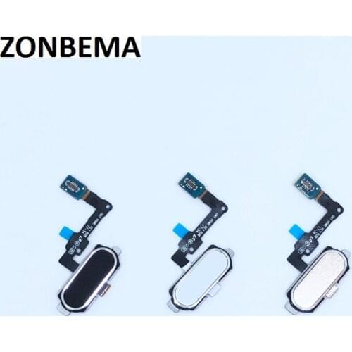 ZONBEMA 10pcs Original Touch ID Fingerprint Sensor Home Return Key Button Flex For Samsung Galaxy J5 J7 Prime G570 G610