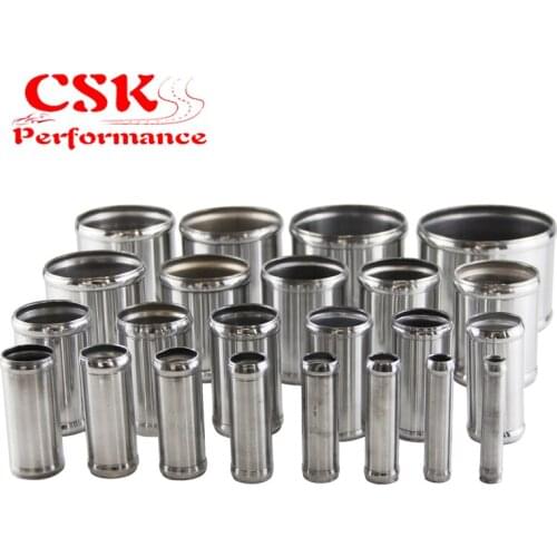 2.5'' 63mm Aluminum Hose Adapter Tube Joiner Pipe Coupler Connector 10PCS L=3