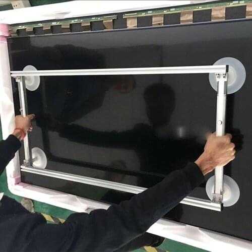 4 Sucker Adjustable Retractable LCD TV Screen Glass Vacuum Sucker Handling Tool LCD Suction Manipulator Vacuum Sucker 30-49 size