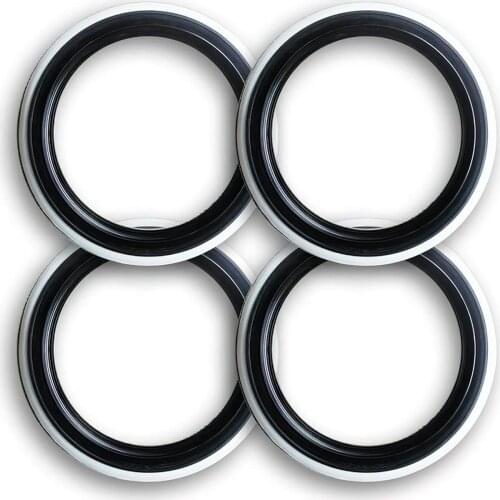 Black White Tire Wall Cheek 15 Rim 4 Pcs rim black white wall Topper for standard auto car tire rubber ring