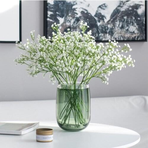 52cm Babies Breath Artificial Flowers Plastic Gypsophila Fake Silicone plant for Wedding Home Hotel Party Decoration 4 Colors