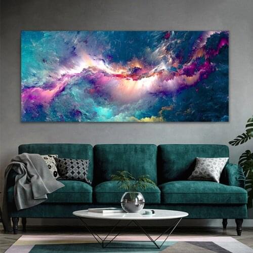 Abstract Colorful Cloud Wall Art Modern Decoration Table Big Size Living Room Home Decor Canvas Painting Boho Decor Art Posters