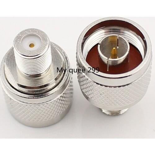 Promotion copper core N head rf coaxial connector N to F high frequency F head wired antenna mobile signal connector