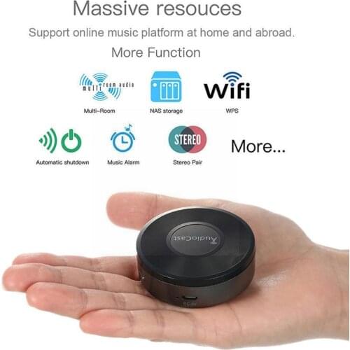 Audiocast M5 For DLNA Airplay Adapter Wireless Wifi Music Receiver Streamer Music Audio Audio Android Speaker Connect For I A5A7