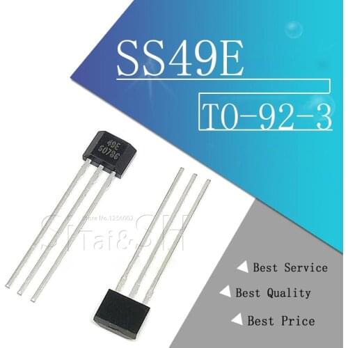 10pcs 49E Hall element OH49E SS49E Hall sensor Hall Effect Sensor new