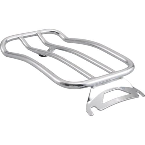 Mototcycle Chrome Solo Seat Luggage Rear Fender Rack Fits For Harley Touring Electra Road Street Glide Road King 1997-2020