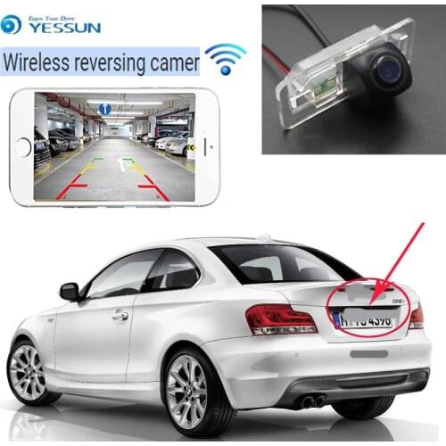 MK1 New Arrival! wireless connection car reversing HD camera For BMW 1 E82 E88 2007~2013 Car wireless backup camera