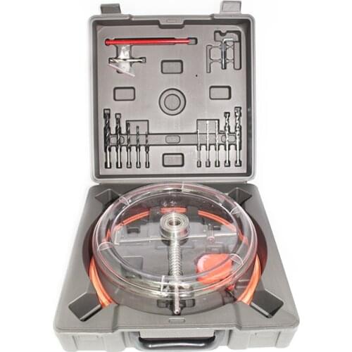 Multi Use Variable Size Hole Cutting Set Adjustable Large Hole Saw Circle Cutter 40-300MM with Dust Cover for Gypsum Board Y