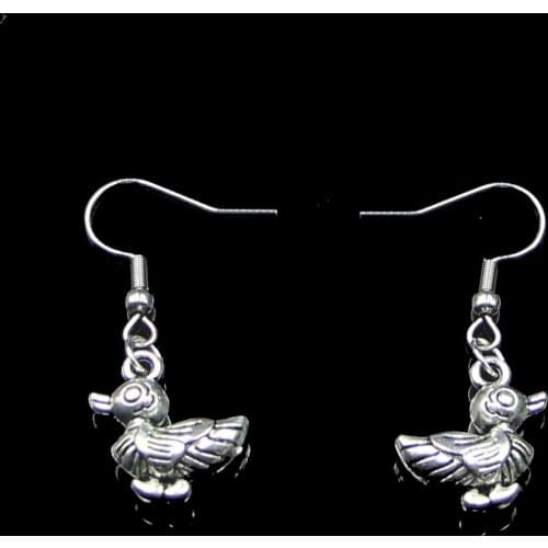 Fashion Handmade Simple Design 17*17*8mm Duck Drop Earrings For Women Gift Fashion Jewelry Cute Small Object