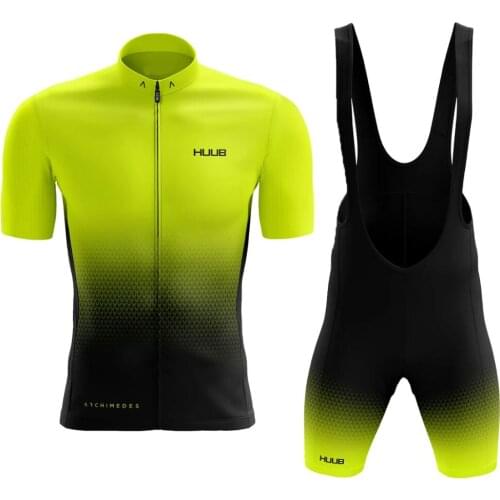 2020 Men cycling clothing HUUB Archimedes cycling jersey set Bicycle shorts Pants Road Bike Clothes Suit Mtb Maillot Culotte