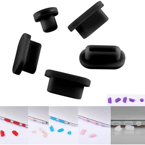 Silicone Anti-dust Plugs Protection Set for MacBook Air retina 11 12 Pro 13 15 16 Touch bar /ID 2020 A2141 A1932 A2159 A2179