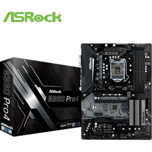 NEW ASRock B360 Pro4 desktop motherboard LGA 1151 DDR4 Desktop PC sales mainboard