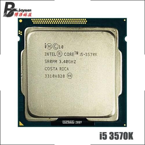 Intel Core i5-3570K i5 3570K 3.4 GHz Quad-Core CPU Processor 6M 77W LGA 1155