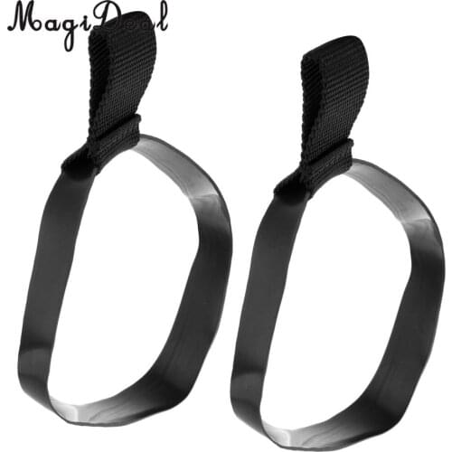 MagiDeal 2 Pieces Durable Elastic Rubber Scuba Diving Snorkeling Stage Tank Cylinder Bottle Hose Retainer Band Small/Large