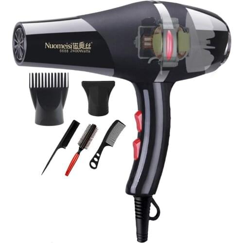 With 5 Gifts high quality salon Hot cold air adjustment high quality Professional hair dryer blow dryer hairdryer