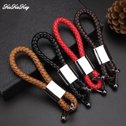 Hand Woven Key Chains Keyring Car Key Chain Rings For Porsche Cayenne 955 958 Macan 911 996 997 Panamera 970 971 Key Accessories