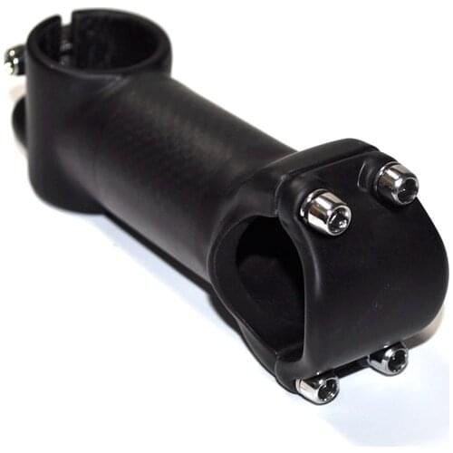 New Mountain Road bike ALLOY matt 3K carbon fibre stem carbon bicycle stem 6 degree angle MTB parts 31.8*70-110mm Free shipping