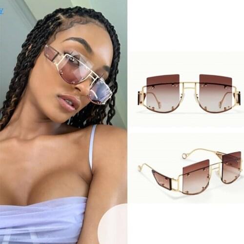 Brand Designer Men Square Cat Eye Sunglasses Retro Women Unique Luxury Sun Glasses For Female 2020 Shades Sunglass Oculos De Sol
