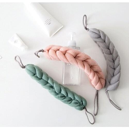 Body Wisp Dry Brush Pop Space Bath Towel Shower Bath Ball Mesh Brushes Sponges Bath Accessories Exfoliation Cleaning Equipment