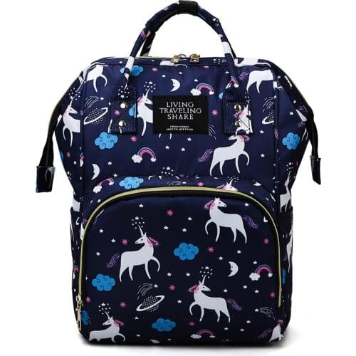 New Mommy Backpack Unicorn Maternity Nappy Bag Large Capacity Waterproof Baby Bag Travel Nursing Bag for Baby Care Diaper Bags