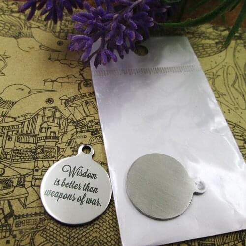 10pcs--" is better than weapons of war."stainless steel charm more styles for choosing DIY Charms Bible gold sentence