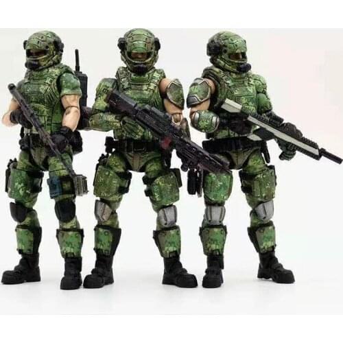 3pcs/lot) JOYTOY Military1/18 Russia Army Team Camo Edition Collection Action Figure DIY