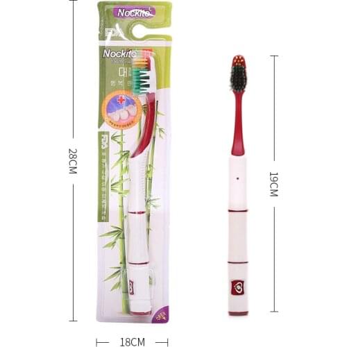 3097 Free shipping 1pc Family Pack Charcoal Soft Bristle Toothbrush for family use