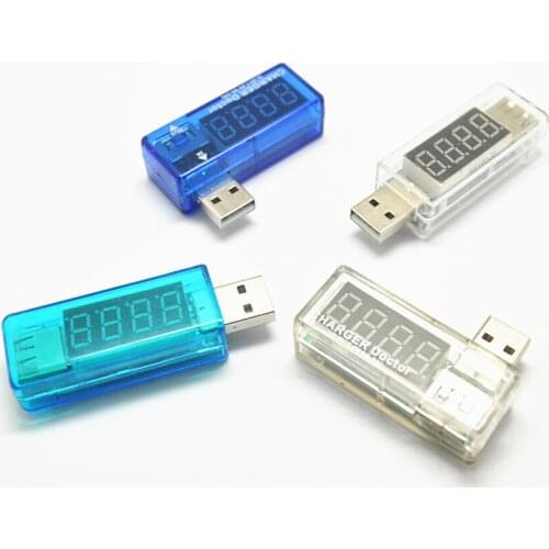 5pcs/lot USB charging current / voltage tester detector USB voltmeter ammeter can detect USB devices