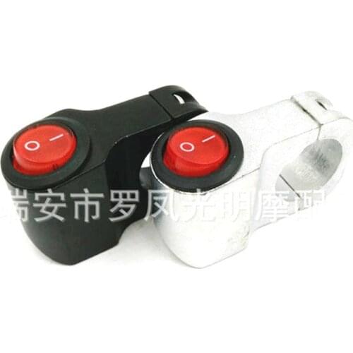 Aluminum Motorcycle 22mm Handlebar Headlight On / Off Button Light Switch 12v Waterproof Motorcycle Accessories General purpose
