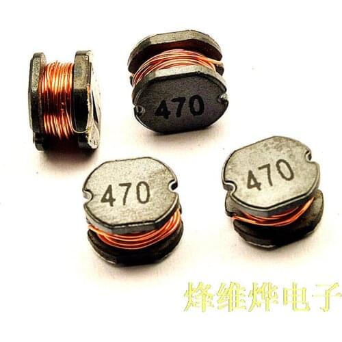 Free shipping SMD power inductors CD75 47UH standard word 470 1.5A (50 rats)