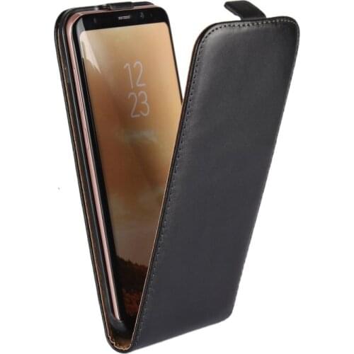 Genuine Leather Cases For Samsung Galaxy S8 Coque Cover Protective Etui Case+ Free 3D Curved Full Screen protector