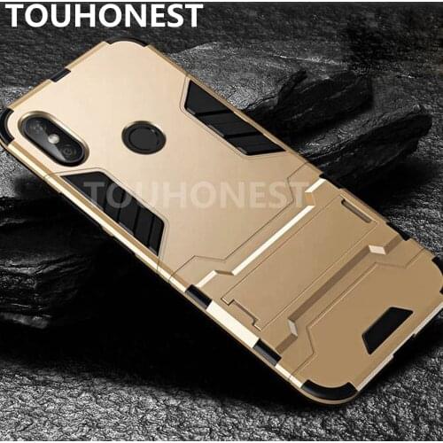 For Xiaomi Redmi Note 6 Pro Mi A2 lite Mi 8 lite Note 5 case Shockproof Hybrid Armor Stand Rubber Back Cover case for Redmi 6A