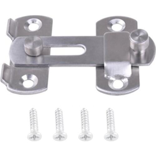 Door Hasp Latch Stainless Steel Hasp Latch Lock Sliding Door lock for Window Cabinet Fitting Room Accessorries Home Hardware