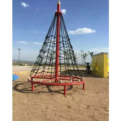 Exported To Thailand Steel Strips Inside Children Net Rope Climbing Facility High Quality Net Rope Climber HZ14-133H