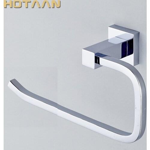 HOT SELLING, FREE SHIPPING, Bathroom towel holder, solid brass Wall-Mounted Round Towel Rings ,Towel Rack,YT-11091