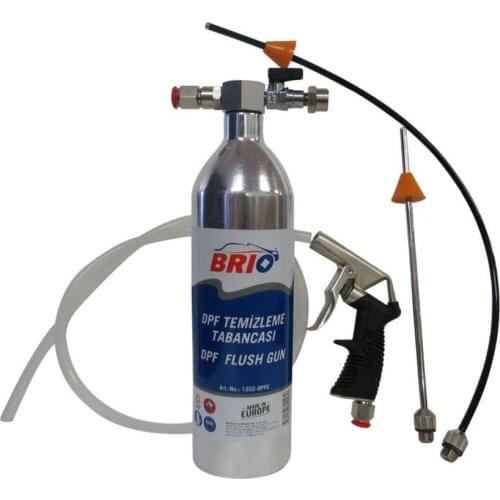 DPF Flush Gun Diesel Particulate Filter Cleaning Tool with Extra Probe for Unreachable Locations High Quality Metal Bottle Brio