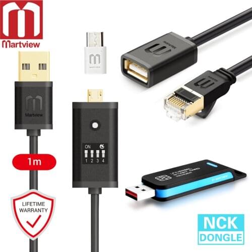 Martview NCK Dongle Key Fully Activated (CDMA + Iden/Palm) + FREE All Boot Cable (EASY SWITCHING) & Micro USB To Type-C Adapter