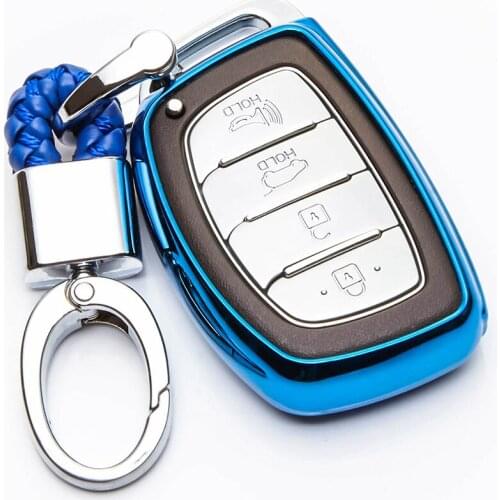 KUKAKEY TPU Car Key Cover Case For Hyundai Solaris I30 IX35 Tucson Accent Getz Car Remote Flip Key Fob Shell Car Accessories