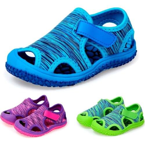 Summer Baby Boys Girls Sandals Childrens Aqua Sport Sandals Soft Non-slip Toddler Infant Shoes Kids Outdoor Beach Water Shoes