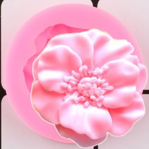 Small Flower Cake Border Silicone Cake Decorating Tools Wedding Cupcake Topper Fondant Mold Candy Clay Chocolate Gumpaste Molds