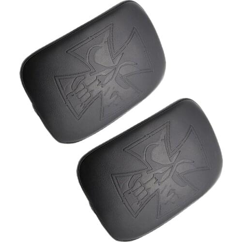 Motorcycle Suction Cup Seat, PU Leather Suction Cup, Rear Pillion Passenger Pad Seat, for Harley XL883 1200 X48 72 Cross Pattern