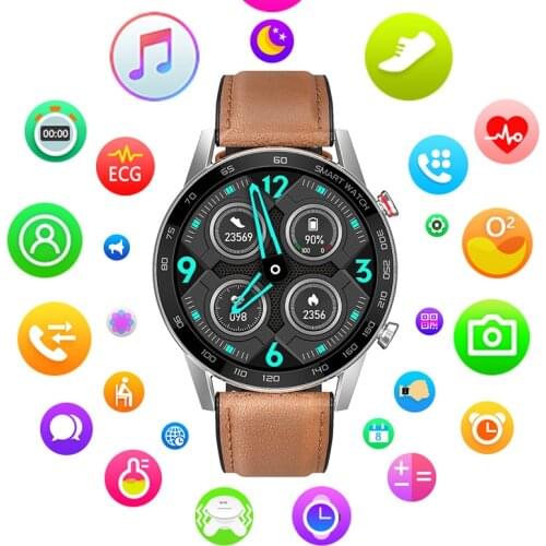 2021 Smart Watch Men ECG Bluetooth Call Business Smartwatch Men IP68 Reloj Inteligente Smart Watch For IOS Android Iphone