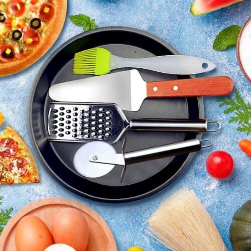 2021 Make pizza with the material package baking combination tool set home baking plate mold round roll knife blade pizza knife