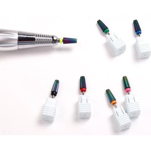 Tungsten Carbide Nail Bits for Acrylic Gel Nails Polishing Removing Carbide Nail Drill Bits Pedicure Nail Files Grinder Tools