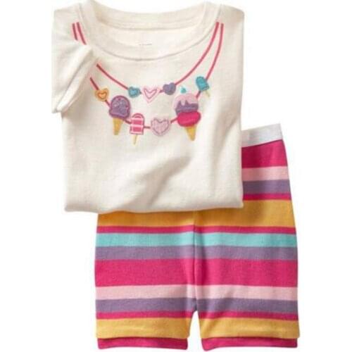 New Summer Cartoon Boy Pajamas Baby Printed Pijamas Sets Pyjamas Cotton Children Clothing Suits Kids Sleepwears Leisur