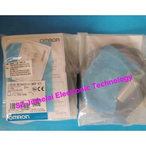 New and original E2B-M18KN10-WZ-C1 OMRON Proximity sensor,Proximity switch, 10-30VDC 2M