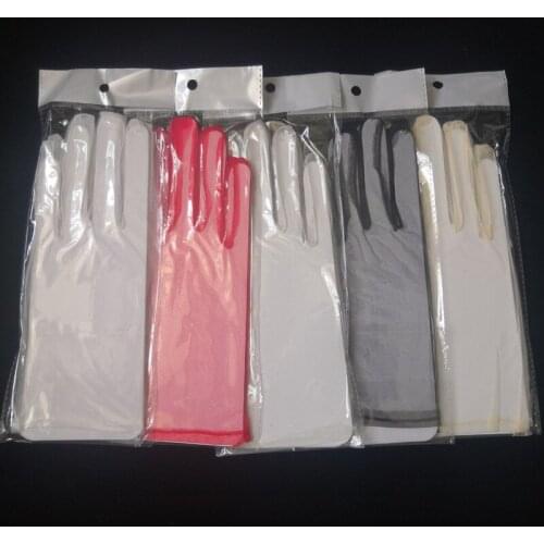 Sexy Sheer Tulle Gloves Transparent Full Finger Mitten Etiquette Ultra Thin Short Gloves Wedding Gloves Photo Shooting Accessory