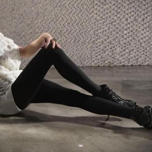 Sexy Women Tights Fashion Warm Pantyhose High Elastic Nylon Pantyhose Stretchy Lady Black Long Stockings Pantyhose For Woman